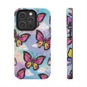 Retro Pop Art Butterfly Sky Tough Phone Case