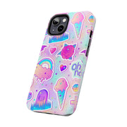 Pastel Goth Kawaii Graveyard Tough Phone Case LavenderCeleste