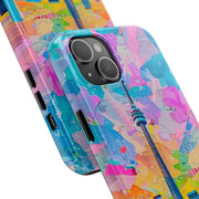 Toronto Pop Art Collage Skyline Tough Phone Case LavenderCeleste