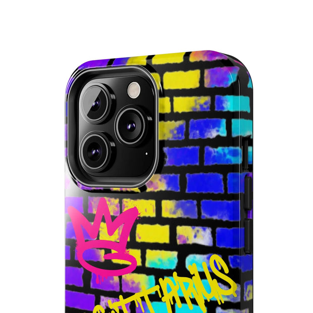 Sagittarius Graffiti Wall Zodiac Tough Phone Case LavenderCeleste