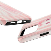 Pink Coquette Ghost Tough Phone Case - LavenderCeleste
