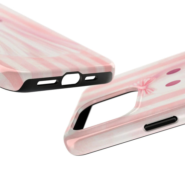 Pink Coquette Ghost Tough Phone Case - LavenderCeleste
