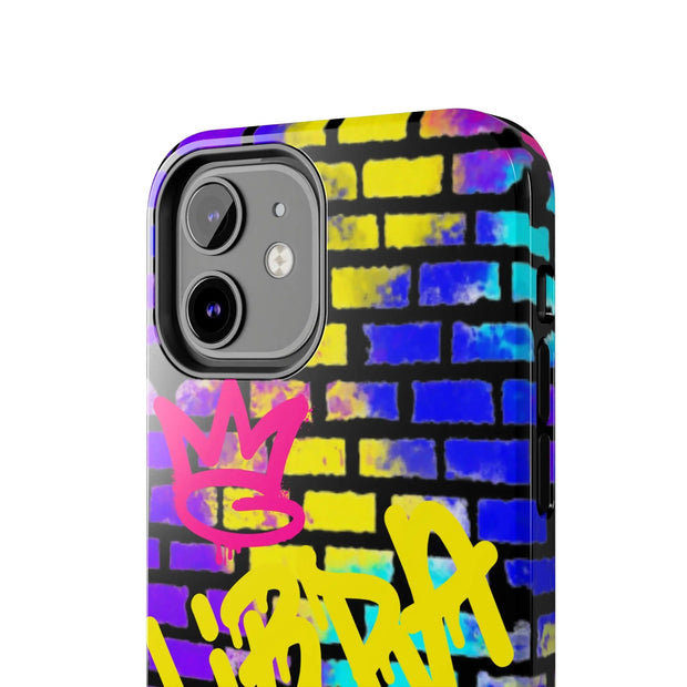Libra Graffiti Wall Tough Phone Case – Vibrant Zodiac Street Art Design