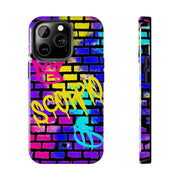 Scorpio Graffiti Wall Zodiac Tough Phone Case LavenderCeleste