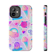 Pastel Goth Kawaii Graveyard Tough Phone Case LavenderCeleste