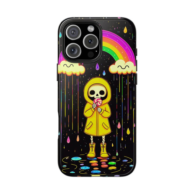 Rainbow Skeleton Lollipop Tough Phone Case LavenderCeleste