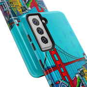 San Francisco Pop Art Colorful City Tough Phone Case LavenderCeleste