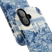 San Francisco Toile de Jouy Scenic Tough Phone Case LavenderCeleste