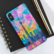 Toronto Pop Art Collage Skyline Tough Phone Case LavenderCeleste