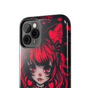 Kawaii Gothpunk Red Heart Tough Phone Case