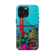 San Francisco Pop Art Colorful City Tough Phone Case LavenderCeleste