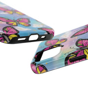 Retro Pop Art Butterfly Sky Tough Phone Case