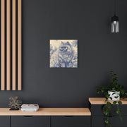 Persian Cat Canvas by Jouy Matte Canvas Art LavenderCeleste