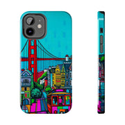 San Francisco Pop Art Colorful City Tough Phone Case LavenderCeleste