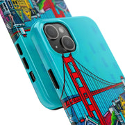 San Francisco Pop Art Colorful City Tough Phone Case LavenderCeleste