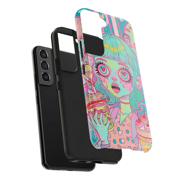 Kawaii Diner Zombies Pastel Chaos Tough Phone Case