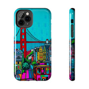 San Francisco Pop Art Colorful City Tough Phone Case LavenderCeleste
