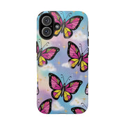 Retro Pop Art Butterfly Sky Tough Phone Case