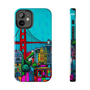 San Francisco Pop Art Colorful City Tough Phone Case LavenderCeleste