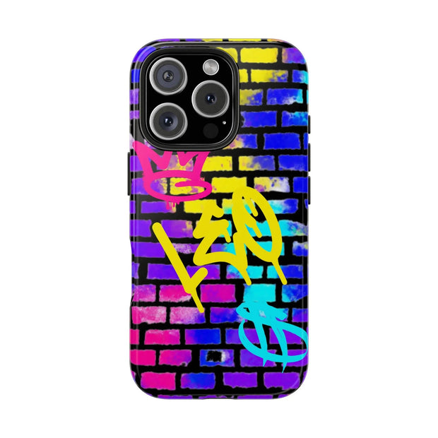 Leo Zodiac Graffiti Tough Phone Case – Vibrant Street Art Zodiac Design