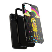 Rainbow Skeleton Lollipop Tough Phone Case LavenderCeleste