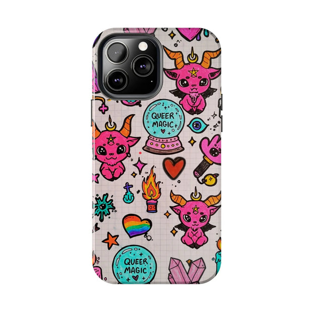 Queer Magic Pride Witchcore Tough Phone Case LavenderCeleste