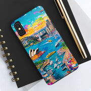 Sydney Collage Skyline Art Tough Phone Case LavenderCeleste