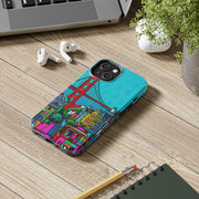San Francisco Pop Art Colorful City Tough Phone Case LavenderCeleste