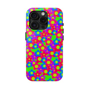 Retro Kawaii Bright Floral Pattern Tough Phone Case