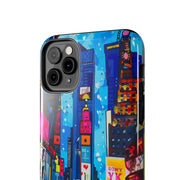 Times Square NYC Pop Art Tough Phone Case LavenderCeleste