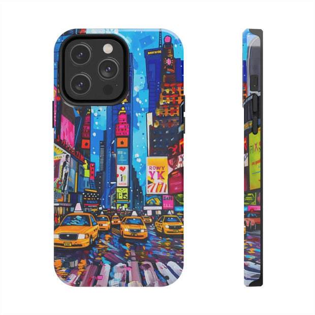 Times Square NYC Pop Art Tough Phone Case LavenderCeleste
