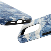 San Francisco Toile de Jouy Scenic Tough Phone Case LavenderCeleste