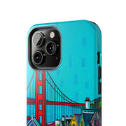 San Francisco Pop Art Colorful City Tough Phone Case LavenderCeleste