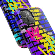 Leo Zodiac Graffiti Tough Phone Case – Vibrant Street Art Zodiac Design