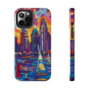 San Diego Skyline Pop Art Tough Phone Case LavenderCeleste