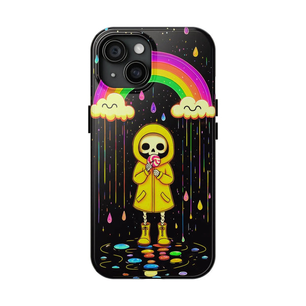 Rainbow Skeleton Lollipop Tough Phone Case LavenderCeleste