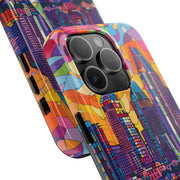 San Diego Skyline Pop Art Tough Phone Case LavenderCeleste