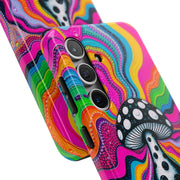 Psychedelic Rainbow Mushroom Art – Trippy Tough Case LavenderCeleste