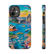 Sydney Collage Skyline Art Tough Phone Case LavenderCeleste