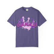 Scorpio Queen Graffiti Zodiac Comfort Colors Tee LavenderCeleste