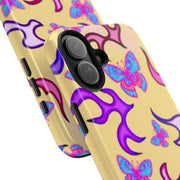 Y2K Butterfly Flames Retro Tough Phone Case LavenderCeleste