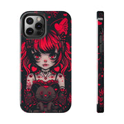 Kawaii Gothpunk Red Heart Tough Phone Case
