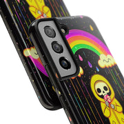 Rainbow Skeleton Lollipop Tough Phone Case LavenderCeleste