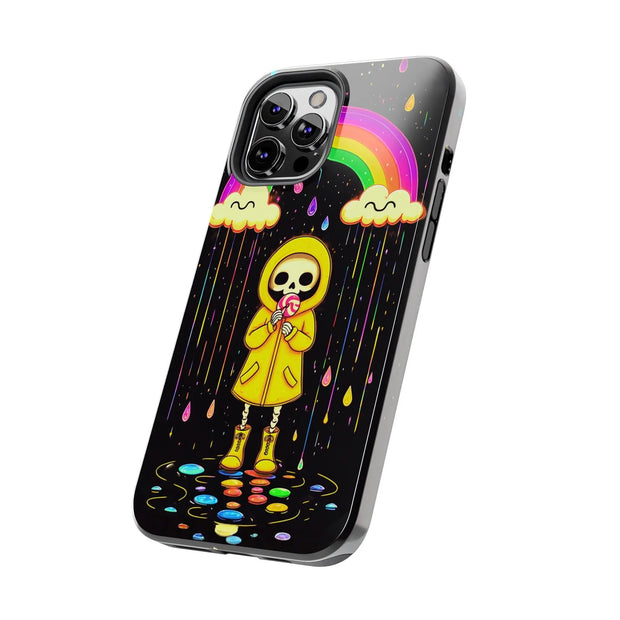Rainbow Skeleton Lollipop Tough Phone Case LavenderCeleste
