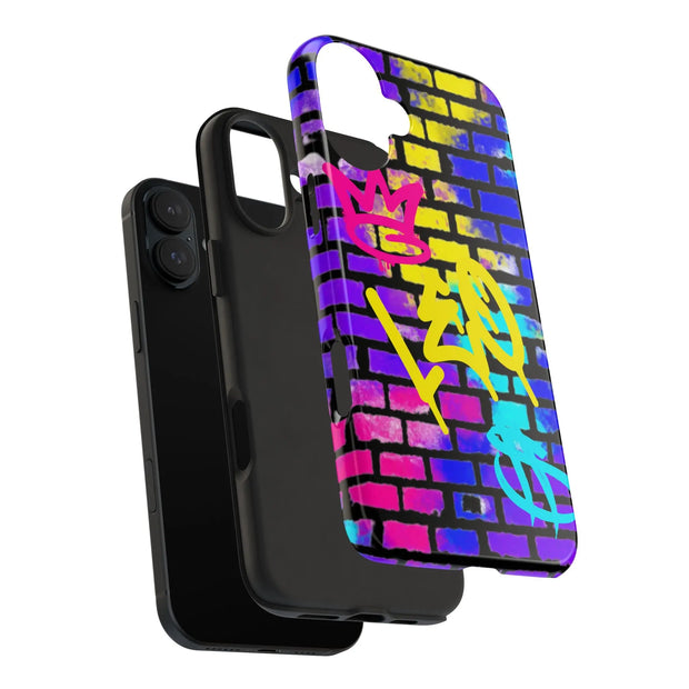 Leo Zodiac Graffiti Tough Phone Case – Vibrant Street Art Zodiac Design