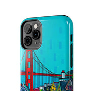 San Francisco Pop Art Colorful City Tough Phone Case LavenderCeleste