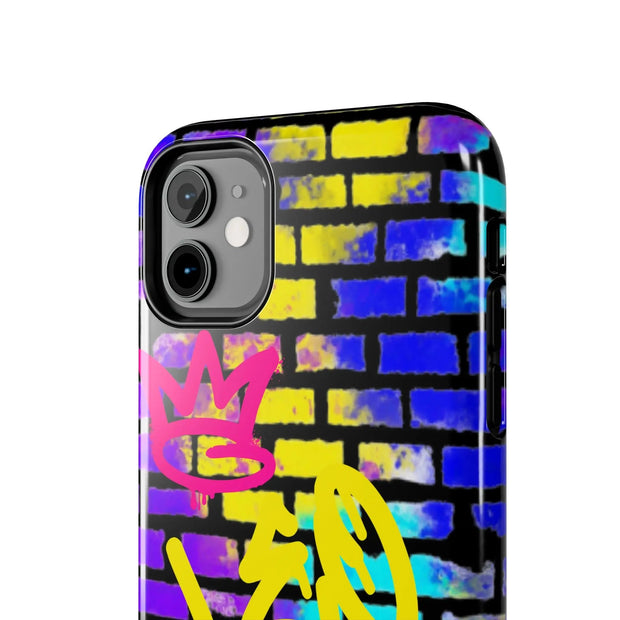 Leo Zodiac Graffiti Tough Phone Case – Vibrant Street Art Zodiac Design