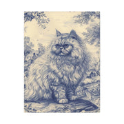 Persian Cat Canvas by Jouy Matte Canvas Art LavenderCeleste