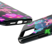 Kawaii Gothic Succubus Neon Heart Tough Phone Case
