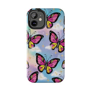Retro Pop Art Butterfly Sky Tough Phone Case